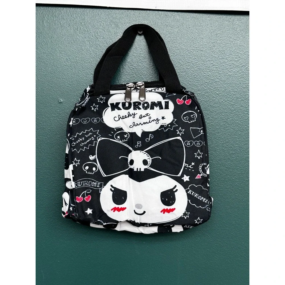 Kuromi Black Cheeky But Charming Insulated Lunch Bag